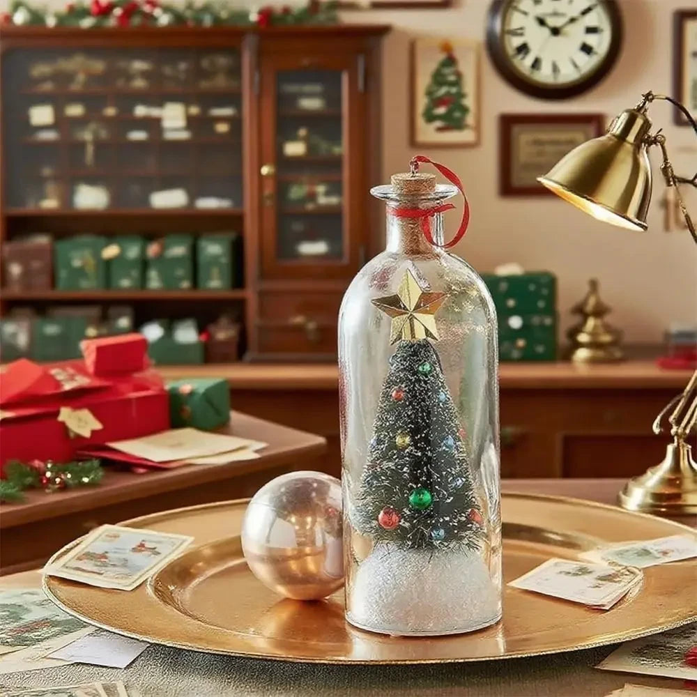 Recordable Christmas Tree Message Bottle
