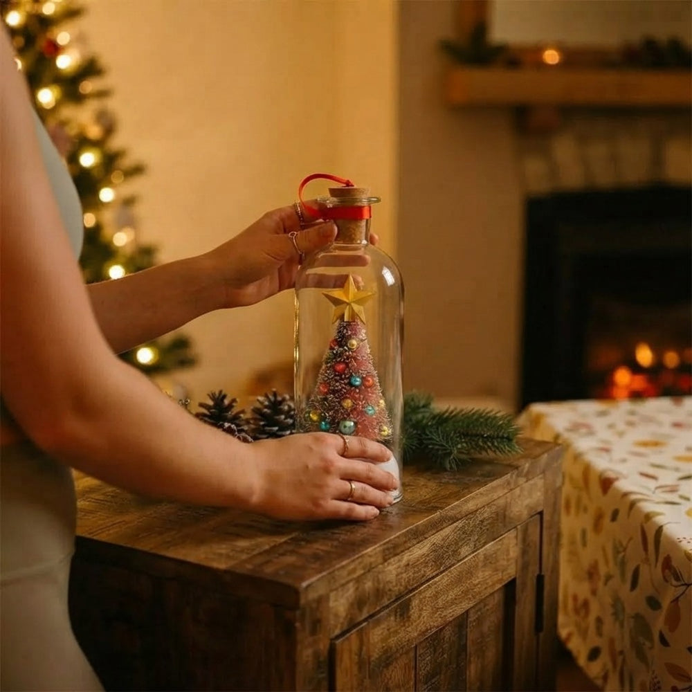 Recordable Christmas Tree Message Bottle